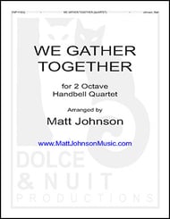 We Gather Together - REPRODUCIBLE Handbell sheet music cover Thumbnail